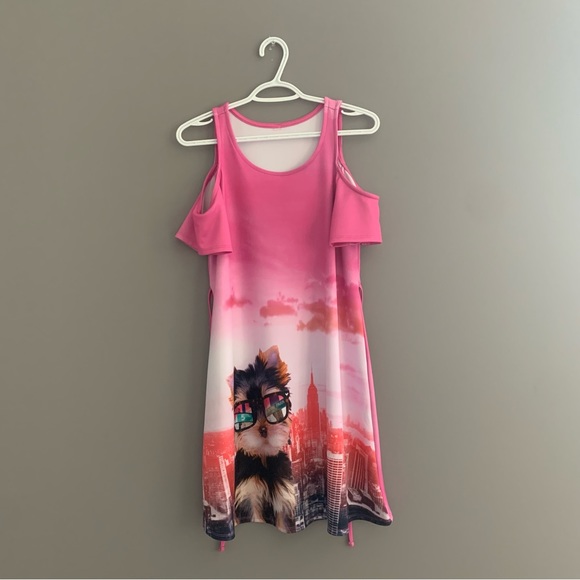 Justice Size 14 Pink Dress - Picture 3 of 9